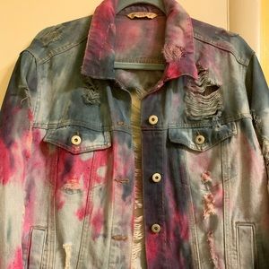 Custom made jean jacket